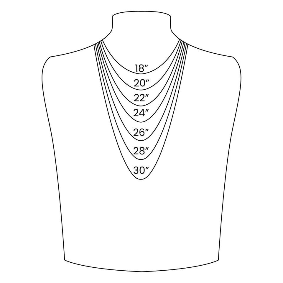 Custom Charm Necklace - Paper Clip Chain