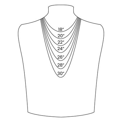 Custom Charm Necklace - Paper Clip Chain